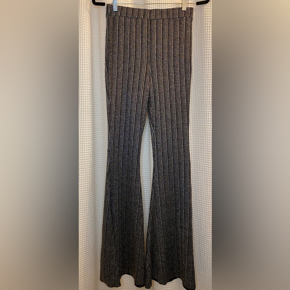 Saints & Hearts | Extreme Flare Shimmery Bell Pants | NWOT | sz. S